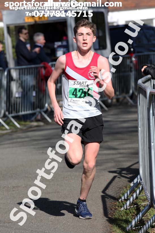 Boys under-15s Northern Athletics 5k Champs., Birkenhead Park. Photo: David T. Hewitson/Sports for All Pics